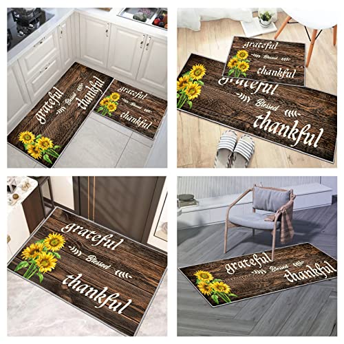 Tapis de cuisine lavables et durables avec dos antidérapant E