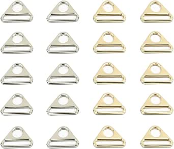 6 Anneaux En D Pour Sac à Dos - Boucle Métal, Type D - Lot Neuf