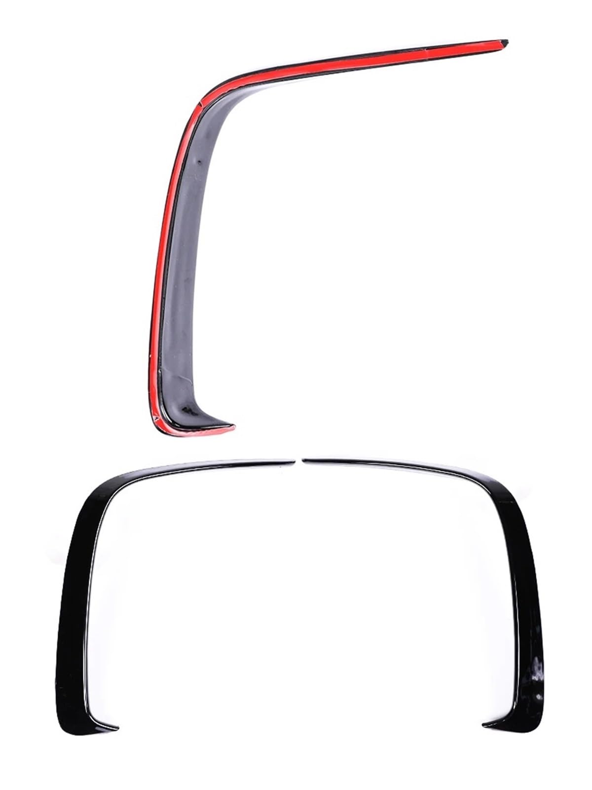 Labbro Anteriore Spoiler Per Benz Classe A W176 A45 2013-2016 2017 2018 Paraurti Posteriore Sportivo Con Presa D'aria Splitter Spoiler Copertura Accessori Auto Neri Labbra Paraurti(A45 Gloss Black Tee