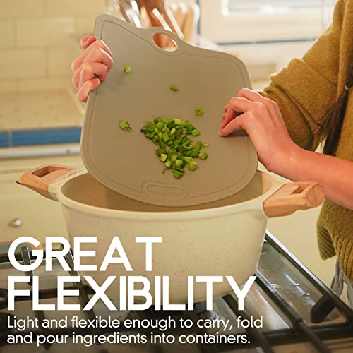 Mini Mix Tpu Cutting Board - Bpa Free, Flexible Cutting Mats For Cooking, Dish Washer Safe Kitchen Essentials (3 Pc Set Assorted Colors) #TOP4