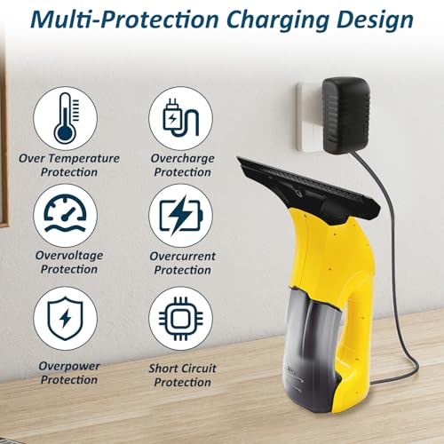 5.5V Ladekabel für Kärcher Fenstersauger WV1, WV2, WV5, KWI 1, WV50, WV55, WV60, WV70, WV75, WV Classic WV Easy, Ladegerät für Kärcher Fenstersauger, Ersatz Netzteil für Fensterreiniger mit 1.5m Kabel