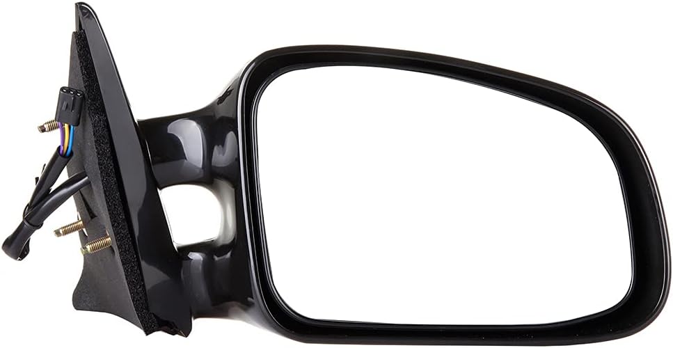Passenger Side View Mirror Fit 1999-2003 For Pontiac Grand Am, Door Mirror Power Operated Non-Folding Non-heated Black GM1321239
