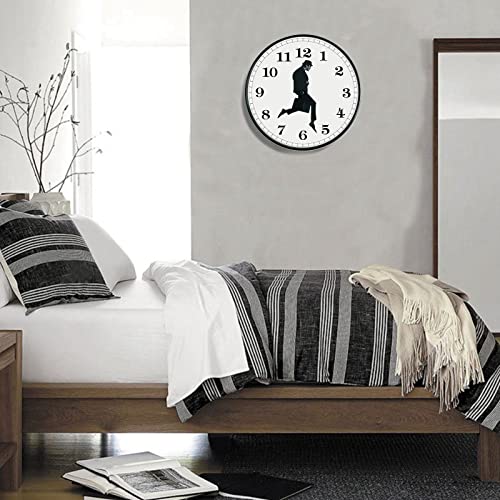 Tankrin Ministry Of Silly Walks Clock, Silly Walk Wall Clock, A Interesting Wall Clock For Living Room Decor, Bedroom, Kitchen, Novelty Home Decor Gifts (Black-2) #TOP2