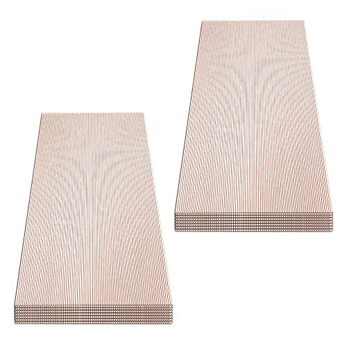 LZQ 14 unidades de placas de policarbonato de cámara hueca., Brown transparente