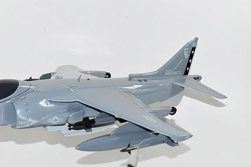 Miniatura 6 de Squadron Nostalgia LLC VMA-231 Ace of Spades 2019 AV-8B Harrier Modelo, Caoba, Escala 130, Marines