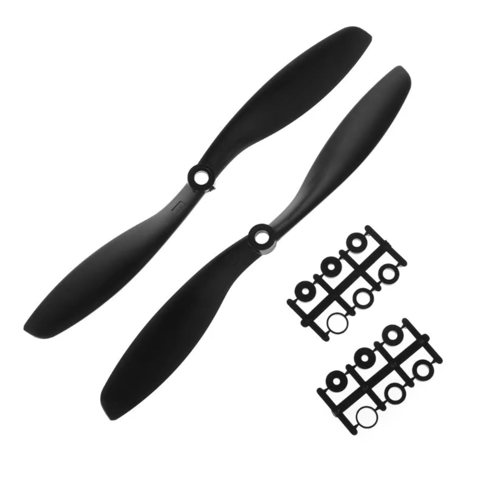 Componentes Mejora Rc Para 77HD 2 Hélices De Plástico 8045 CW CCW Para Cuadricóptero RC Multirotor Avión Piezas De Actualización Accesorios Modificados(Black)