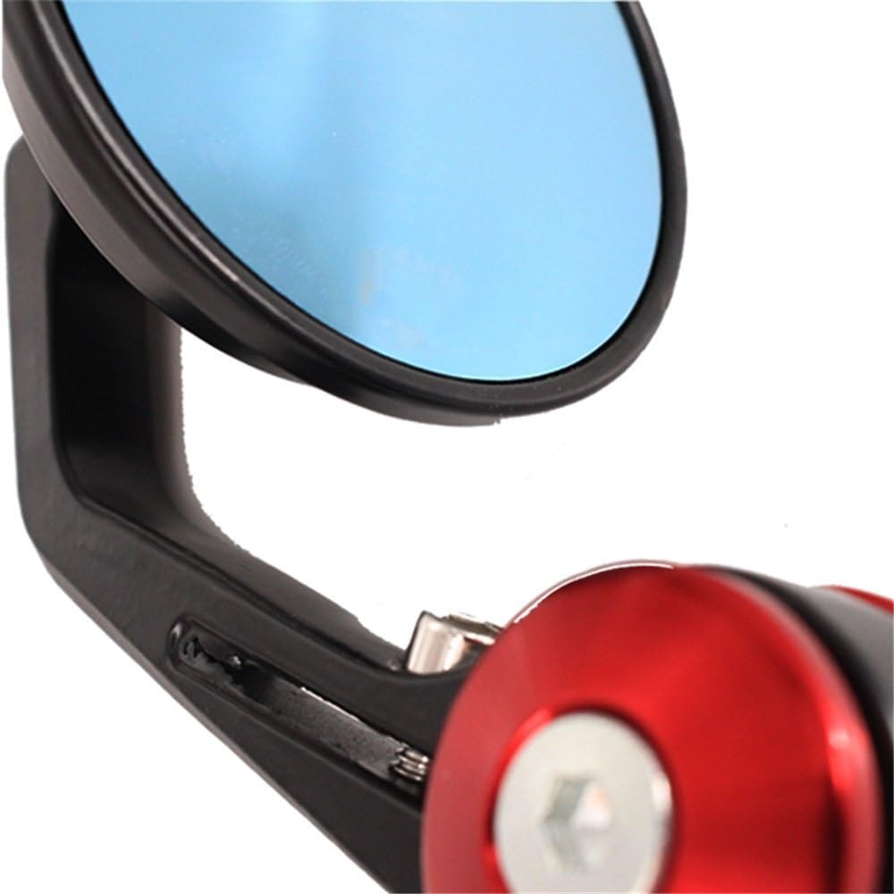 Retroviseur Embout Guidon Pour Vespa GT GTS GTV 60 125 200 250 300 300ie Moto Miroir En Aluminium Guidon Fin Rétroviseurs Latéraux Accessoires LnversantRétroviseur (Color : Noir)