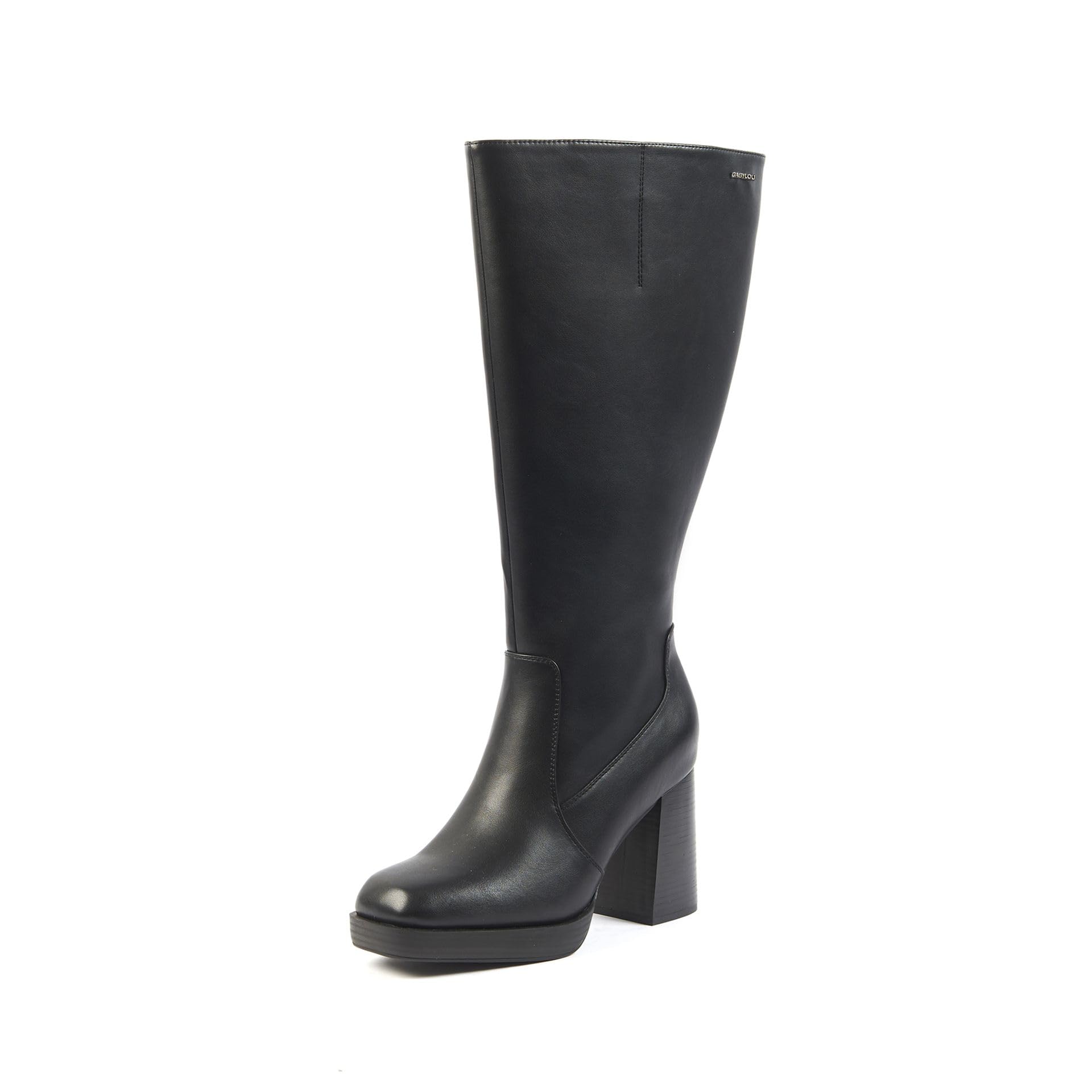 GABYLOU Stiefel mit breiten Waden 2XL - Modell Melissa, BlackBlack25, 41
