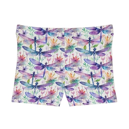 Dragonflies Pattern Shorts, Comfy Lounge Shorts, Summer Casual Wear, Festival Ready, Boho Beachwear, Lightweight2