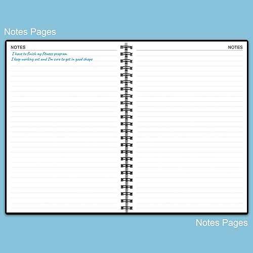 Miniatura 6 de Registro de entrenamiento para mujeres y hombres  Agenda A5 para seguimiento de la pérdida de peso, diario de entrenamiento para gimnasio, progreso