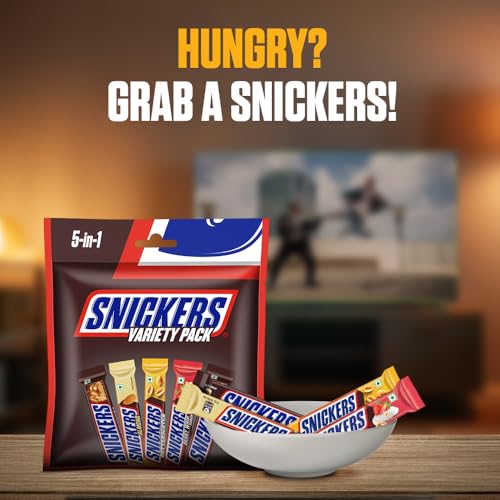 Image of Snickers Variety Pack | Assorted Bars | Peanut, Almond, Butterscotch & Berry Whip | Pack of 3 | 110g