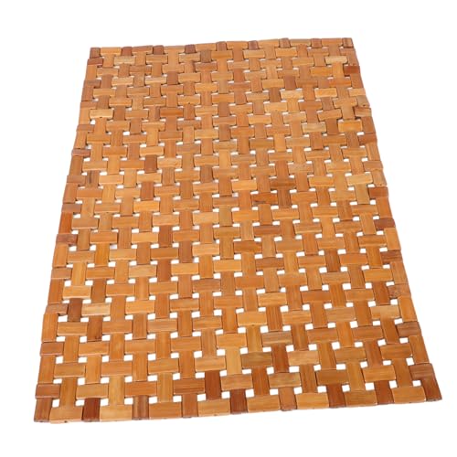 FOMIYES Non Slip Bath Mat Foldable Bathroom Floor Mat for Spa Shower and Sauna Use Natural Safe Slip Resistant Design