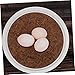 balacoo 4 Sets Pigeon nest Egg nest Straw Birds Pigeon Supplies Bird cage Accessories White Plastic Eggs Pigeon breeding Parakeet Bird cage Pigeon Nest Supply Bowl mat homing Pigeon Coir