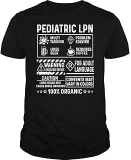 Pediatric LPN Multitasking Problem Solving Job Title - Unisex Tee Black