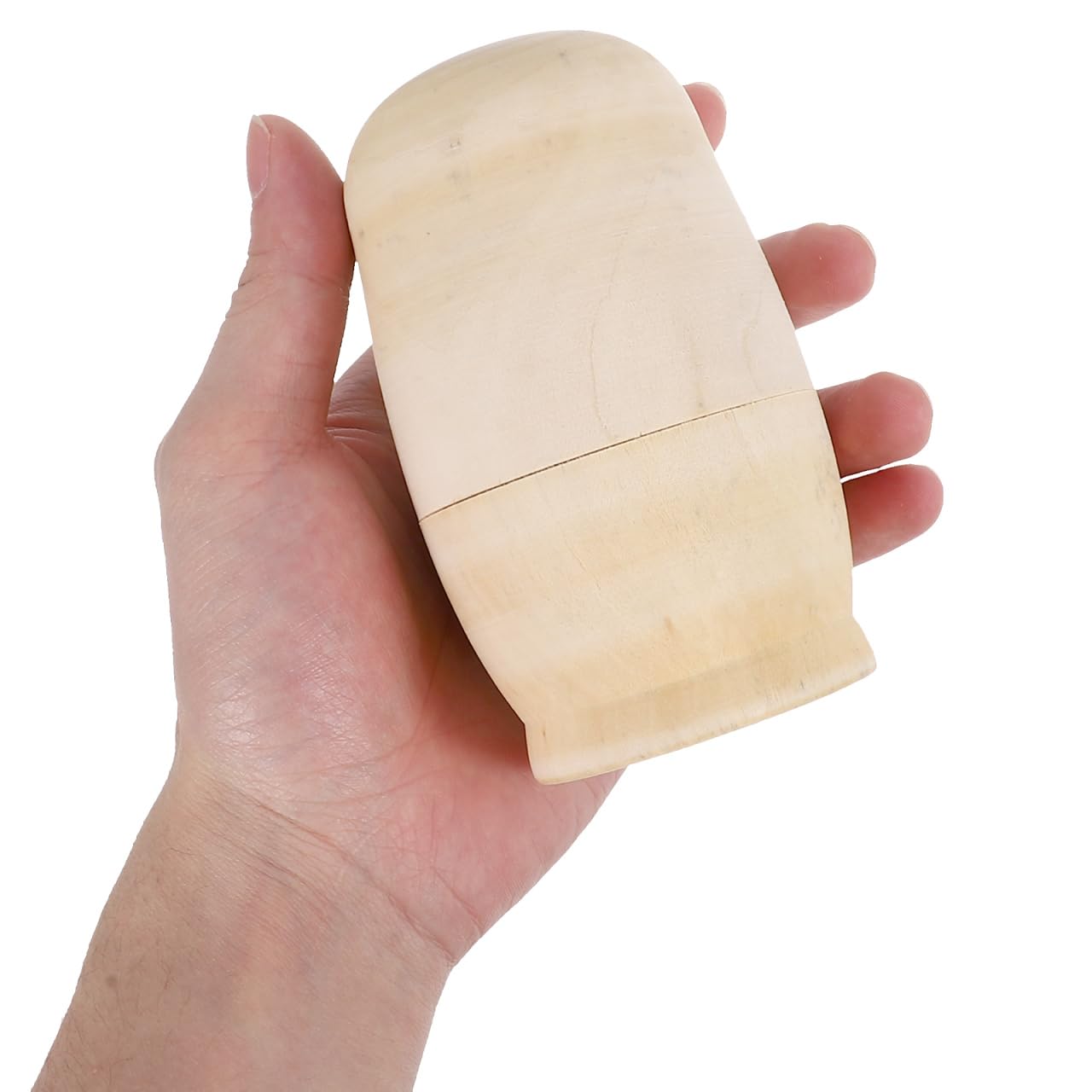 STOBOK Matroschka Rohling Holz Babushka Puppe: Russische Holzpuppen 5 Schichten DIY Basteln Bemalen 3 Sätze Holzspielzeug Zuhause Dekoration Weihnachten Geburtstag Festival Geschenk