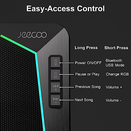 Jeecoo M30-BK Bluetooth Computer Speakers thumb #3