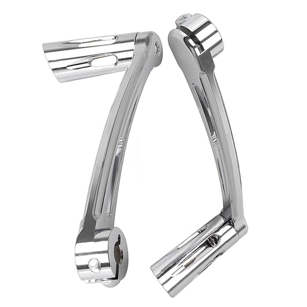 Baceyong Leva del cambio del cambio per moto, compatibile con Ha-rley FLH/T 1997-2016 FL Softail modello 2000-2015, 1997-2017 Touring Road Glide Fatboy Road King, cromato