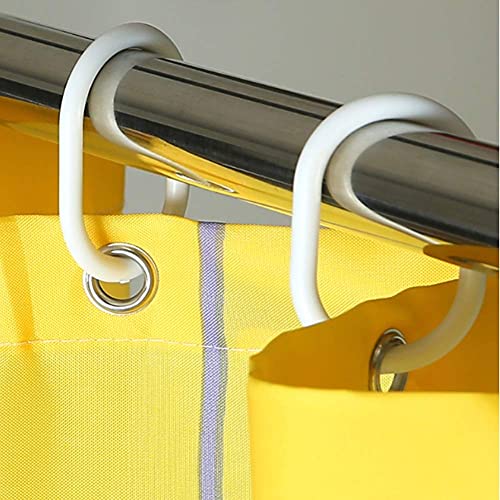 Rideaux de douche avec ourlet magnétique et textile lavable - 4