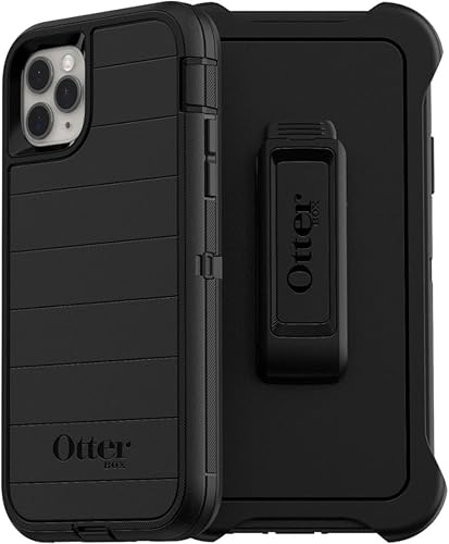 OtterBox Defender Series - Funda para iPhone 11 Pro Max, solo funda, embalaje no minorista, color negro
