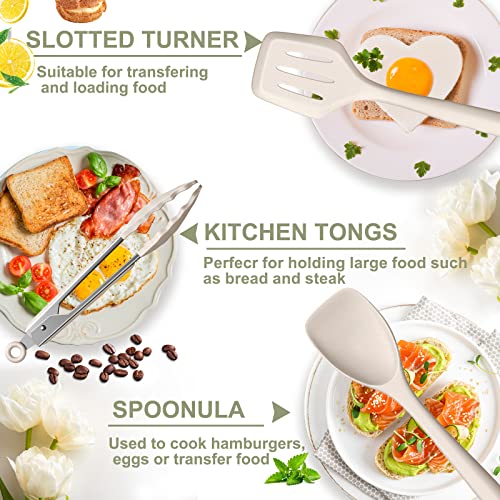 image for Silicone Kitchen Cooking Utensil Set, Fungun 25 Pcs Kitchen Utensils w