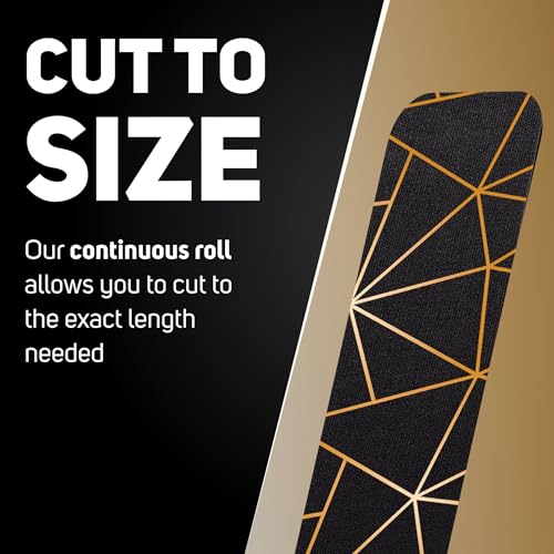 Image of Care Science Waterproof Kinesiology Tape, Uncut 2 Rolls Copper Infused | Water Resistant Strips, Elastic Athletic Tape for Sports & Weightlifting, Muscle Strain Relief & Joint Support