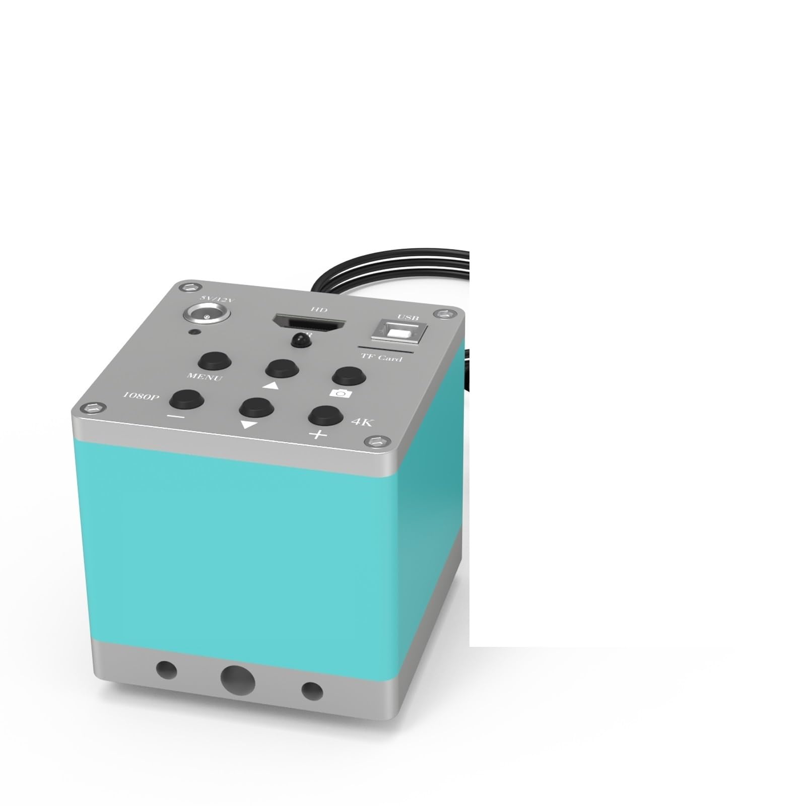 Lente de microscopio, USB 1080P 60FPS 4K Cámara Industrial Electrónica Digital Video Trinocular Microscopio Cámara Observación PCB Mantenimiento