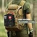 Survival First Aid Kit, Molle Medical Pouch 282PCS Outdoor Emergency Survival Gear and Equipment for Hiking Camping Hunting Car Boat Home Travel and Adventures, for Him Men