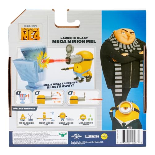 Minions 59281 Despicable Me 4 Launch & Blast Mega Mel Action Figure thumb #4