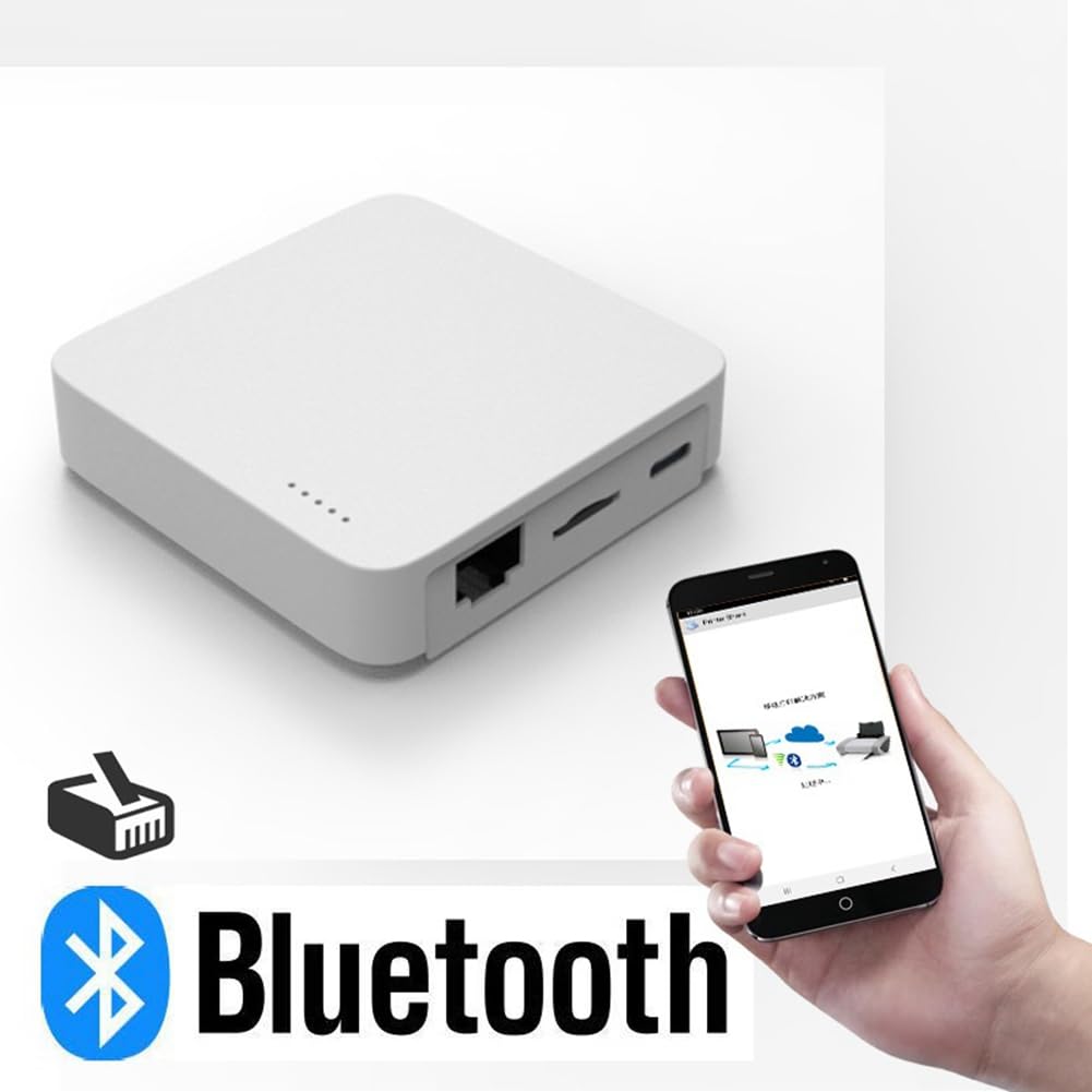 NP332 Serveur d'impression Réseau USB 3 Ports Serveur d'impression Réseau Multi-Interface (Version Réseau + Bluetooth)