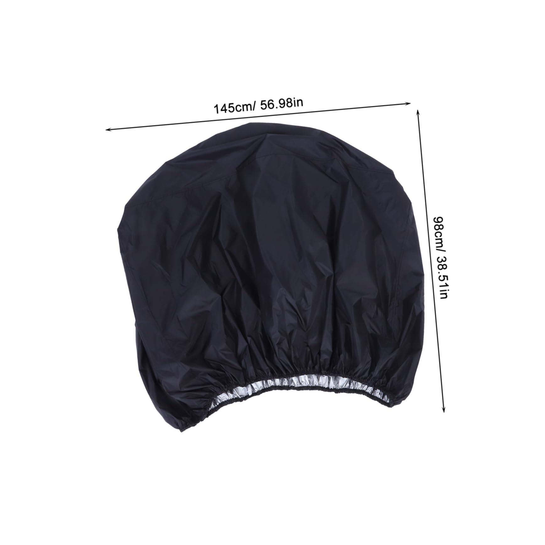 Sosoport Garden Tractor Covers Lawnmower Cover Waterproof Oxford Elastic Band Easy to Install Fit for Rider Snowmobile Heavy Duty Duty