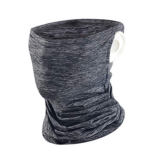 ELLEWIN Cooling Neck Gaiter with Ear Loops - UPF50+ Face Scarf Cover Balaclava Bandana Face Mask Summer Outdoor Sports