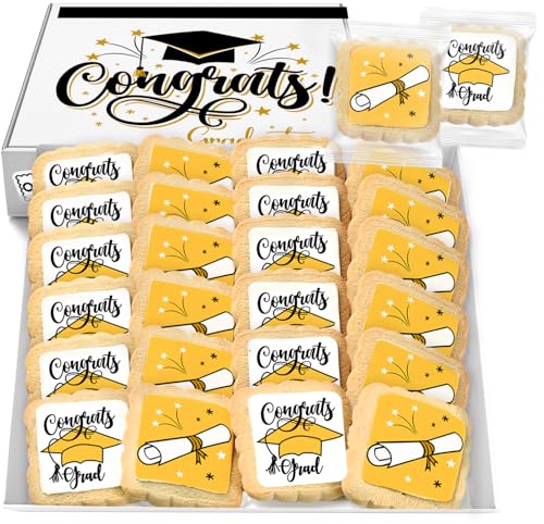 OMCookie 24 Graduation Cookies Gift Basket