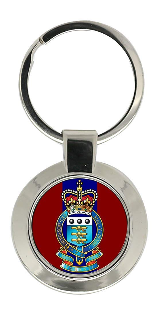 Giftshop Uk Unisex Silver Coloured Metal Royal Army Ordnance Corps, British Army Key Ring
