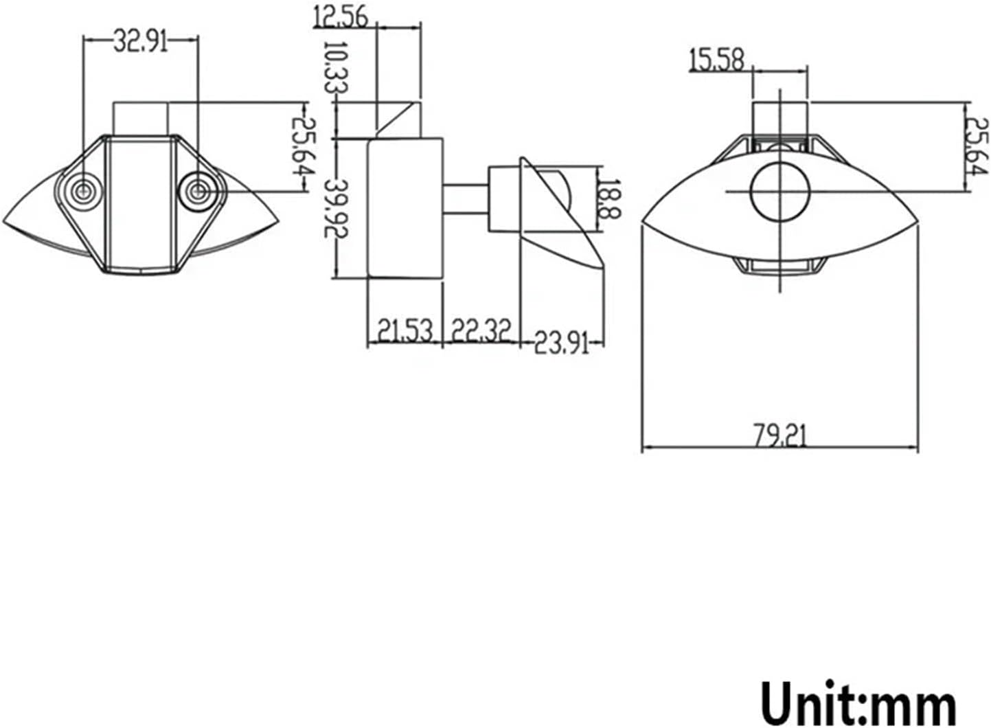 Push Locks Latch Catch Drawer Cabinet Boat Motorhome Caravan Cupboard Furniture Hardware ZS06 G1 1Pcs(B)