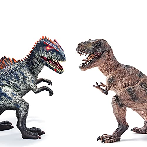 Jr Park Dinosaur Toys Set, 8.5" Large Giganotosaurus & 8.5" T-Rex For Boys Girls, Realistic Dinosaur Action Figure Educational Model Figurines Great For Party Favors, Birthday Gifts Christmas Decor… #TOP17