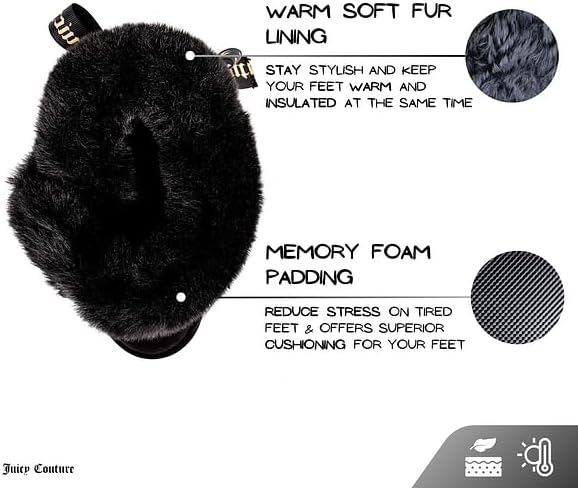 Juicy Couture Girls Winter Boots Warm Insulated Fashion Booties Mid Calf Outdoor Snow Boot for Toddler/Little Kid/Big Kid - Image 3