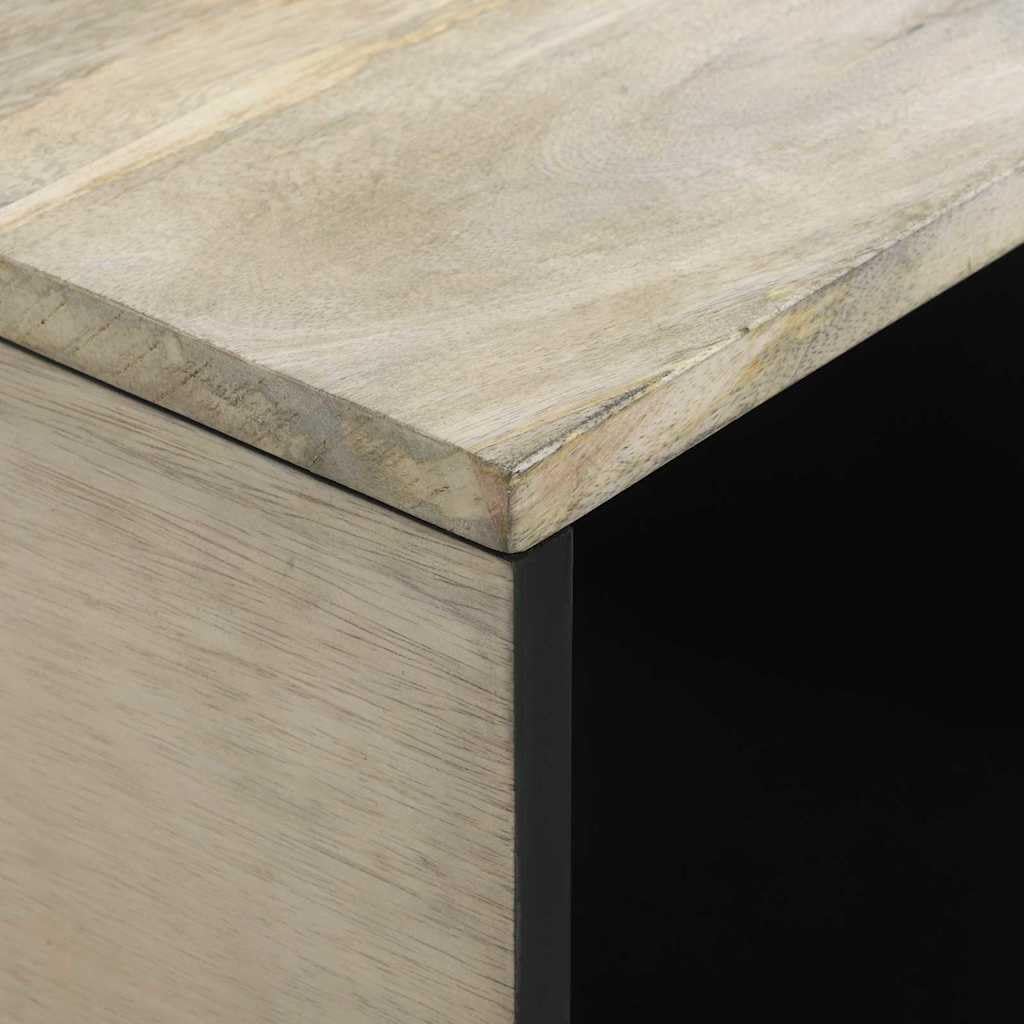 Tavolino da salotto bianco, 80 x 50 x 40 cm, in legno, moderno, con spazio e ripiano, per soggiorno, salotto, ufficio, design elegante, facile da montare, versatile