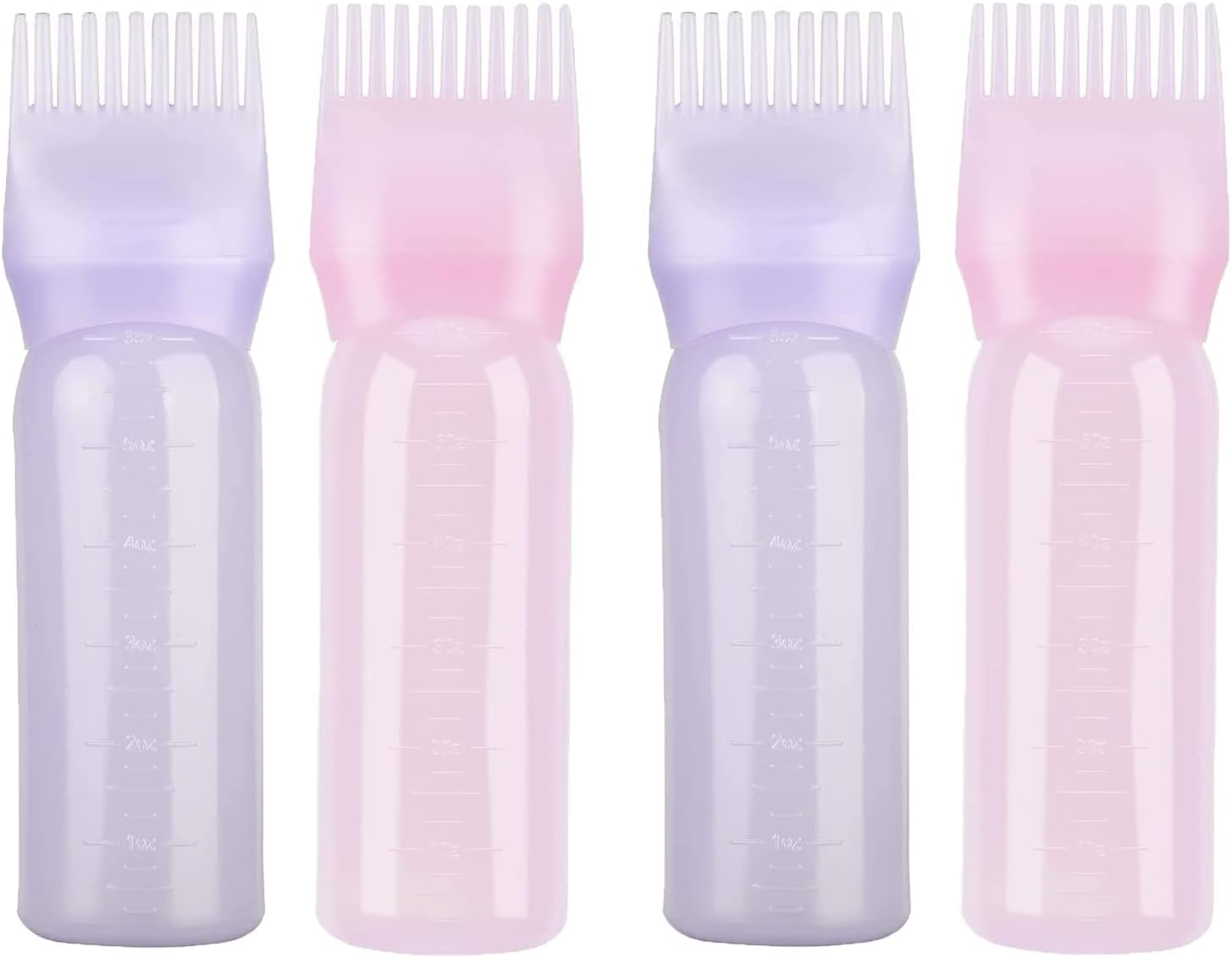 GYTFOG Hair Oil Applicator Bottle Hair Dyeing Bottle Purple Hair Dye