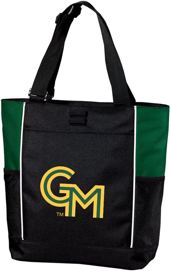 Broad Bay George Mason Tote Bag Colorblock George Mason University Totes Beach Pool Or Travel Official GMU Merchandise