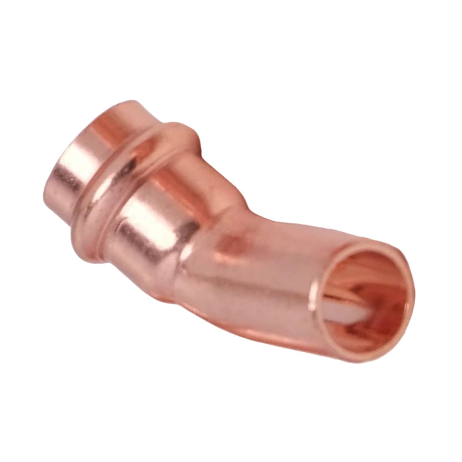Tertioi 3/4 Pipe Fitting 45 Degree Copper Pipe Elbow Hot Water Supply Fitting Joint Ensures Stable Connection Endurance V-Shape Socket Elbow