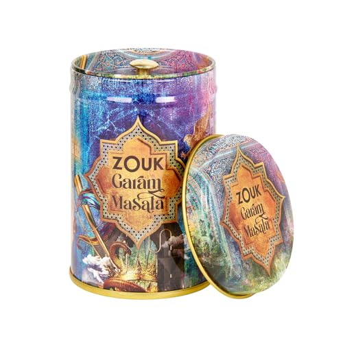 Zouk Garam Masala Spice Pot | Authentic Indian Spice Blend | Warm & Aromatic Curry Powder | Versatile for Marinades Stews & Curries | Vegan Friendly (60g)