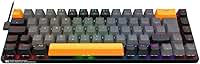 Teclado Mecânico Gamer Machenike K500-B68 RGB, Aluminio Hot-Swap, Switch Red, Cinza, ABNT2 C/fio