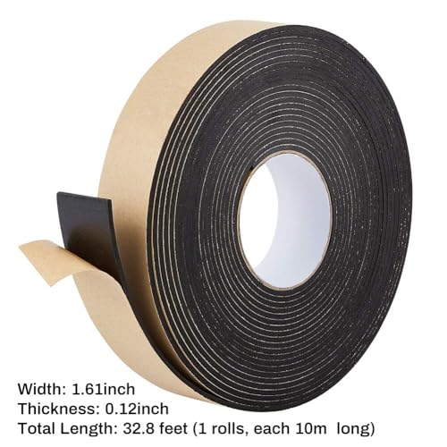 Bande de mousse auto adhésive BENECREAT joint isolant rouleau 10m - 5