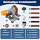Mini Bandschleifer, Elektrischer Bandschleifer, 7-Stufig Verstellbarer Polierer mit Schleifscheibe, Polierscheibe und 20pcs 330x30 mm Schleifbänder Geliefert Für Messerschleifen und Holzbearbeitung