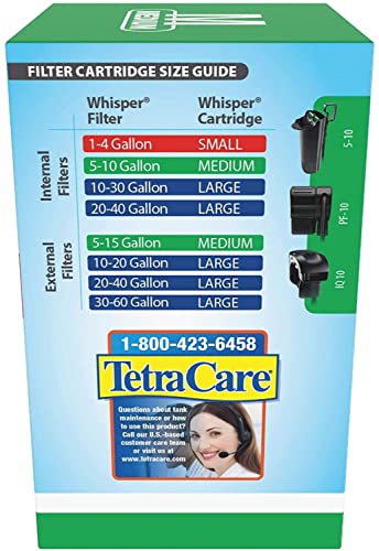 Tetra AQ-26169 Whisper Bio-Bag Disposable Cartridges, Aquarium Filter Cartridges thumb #3