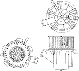 Behr Hella Service 351040641 Blower for Mercedes Benz Smart W451