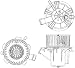Behr Hella Service 351040641 Blower for Mercedes Benz Smart W451