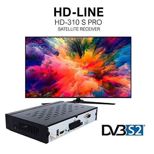 hd-line 310S PRO Receiver Satellit HD Digitaler Satelliten Receiver HDMI DVB S2 Receiver für Sat HD HDMI Sat Receiver HDMI HD Receiver Sat Digital für Satelliten Resiver für TV... – Bild 3