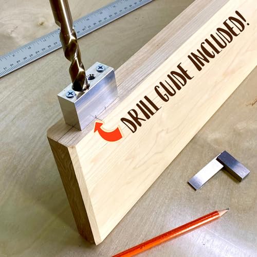 Floating Shelf Hidden Bracket 5" (2 PCS) - Hidden Supports for Wooden Floating Shelves - Drywall Mount or Stud Mount with Included Drill Guide and Steel Hardware by AlloyTech - Used condition - Image 3