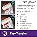 Vinyl Ease 12 inch x 300 feet roll of Clear Vinyl Transfer Tape with a HIGH Tack Layflat Adhesive. American Made Application Tape for Craft Cutters and Sign Makers V0801